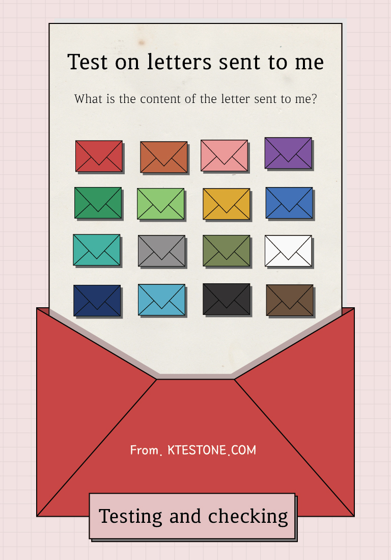 Test on letters sent to me|What is the content of the letter sent to me?