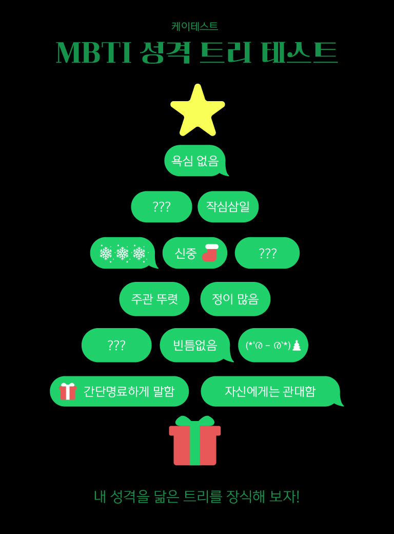 MBTI 성격 트리 테스트