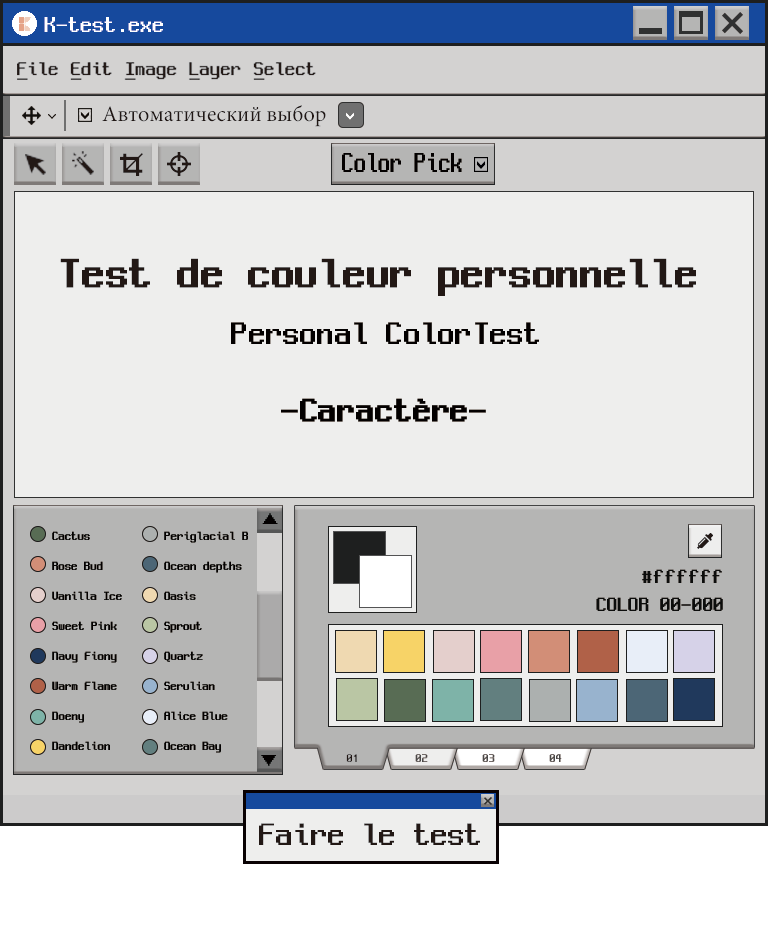 Test de couleur personnelle_Version française|Quelle est ma couleur perosale?