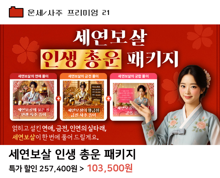세연보살 인생 총운 패키지