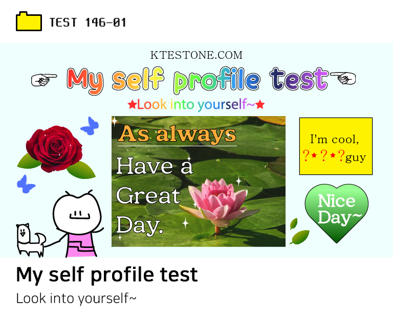 My self profile test