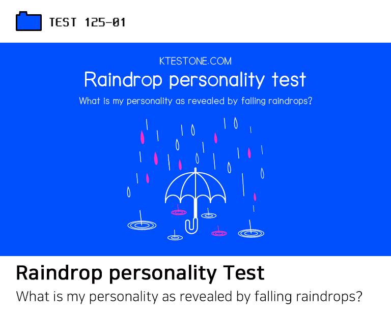 Raindrop personality Test